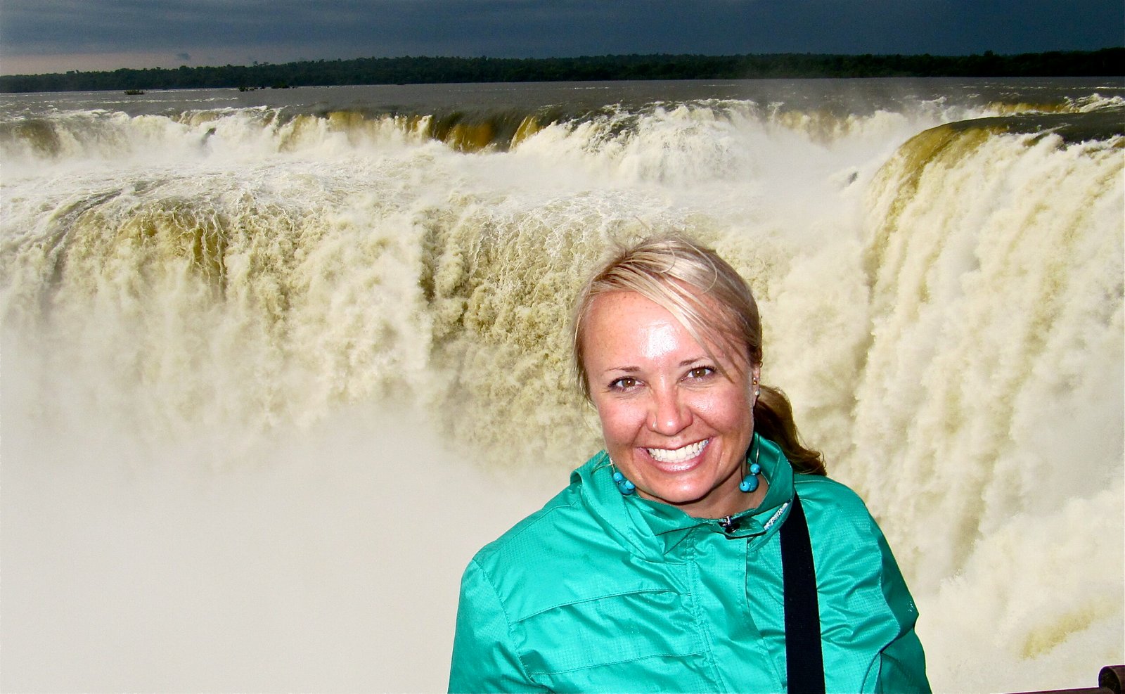 Keri at Iguazu Falls