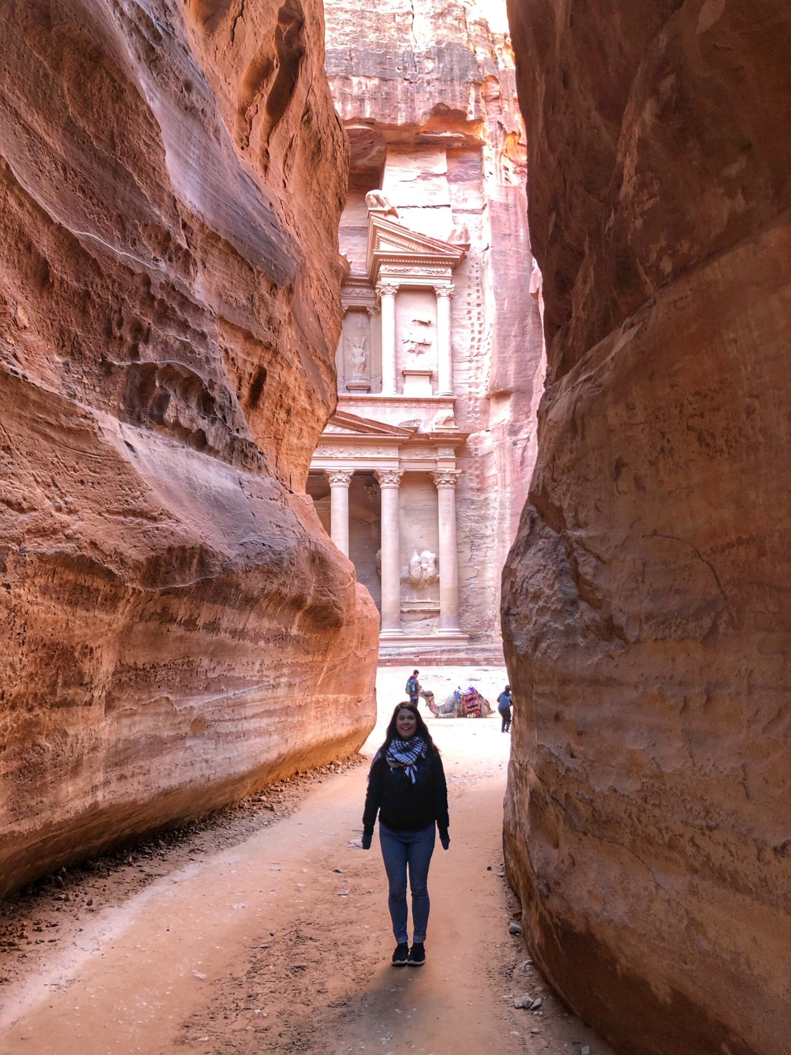 Nicola at Petra, Jordan