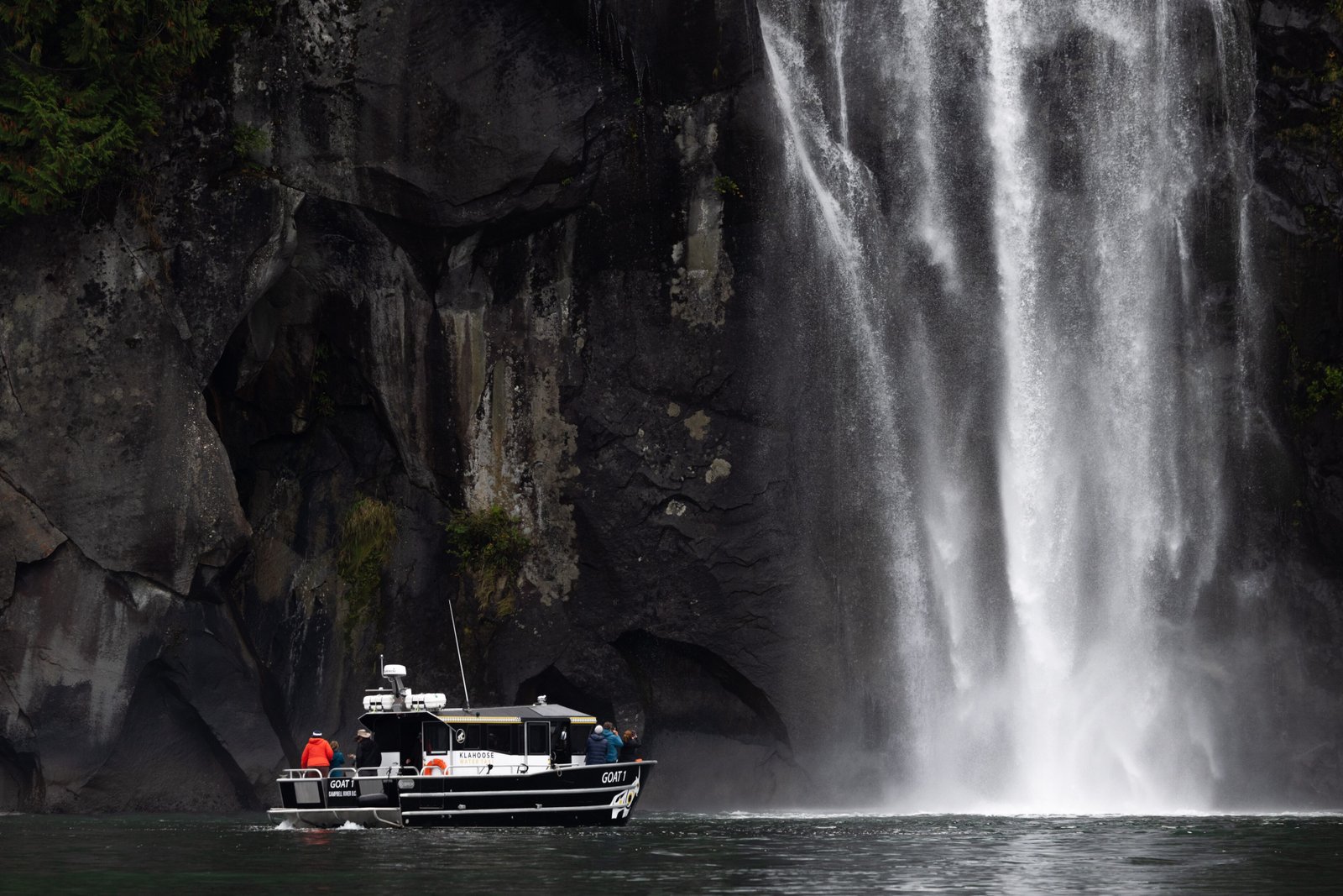 Boat Tour at Klahoose Wilderness Resort