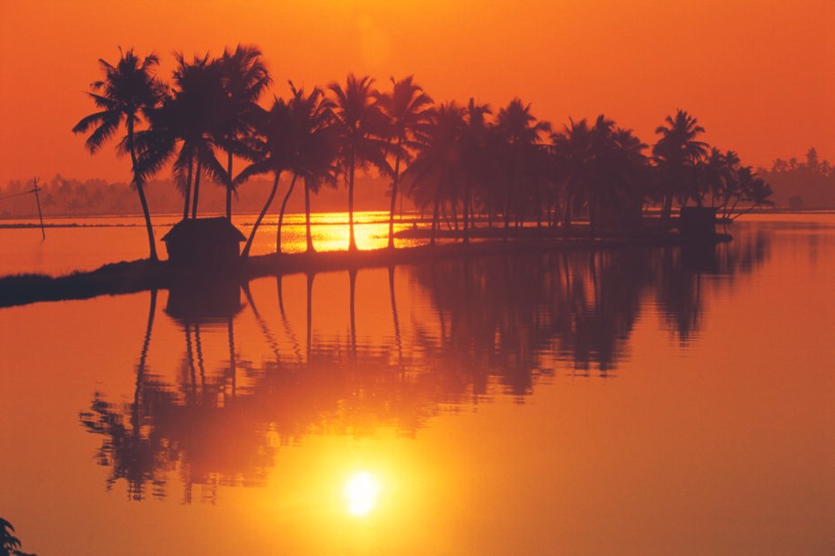 Backwaters at sunset - Colourful Kerala: A Women-Led Escape with an India Insider