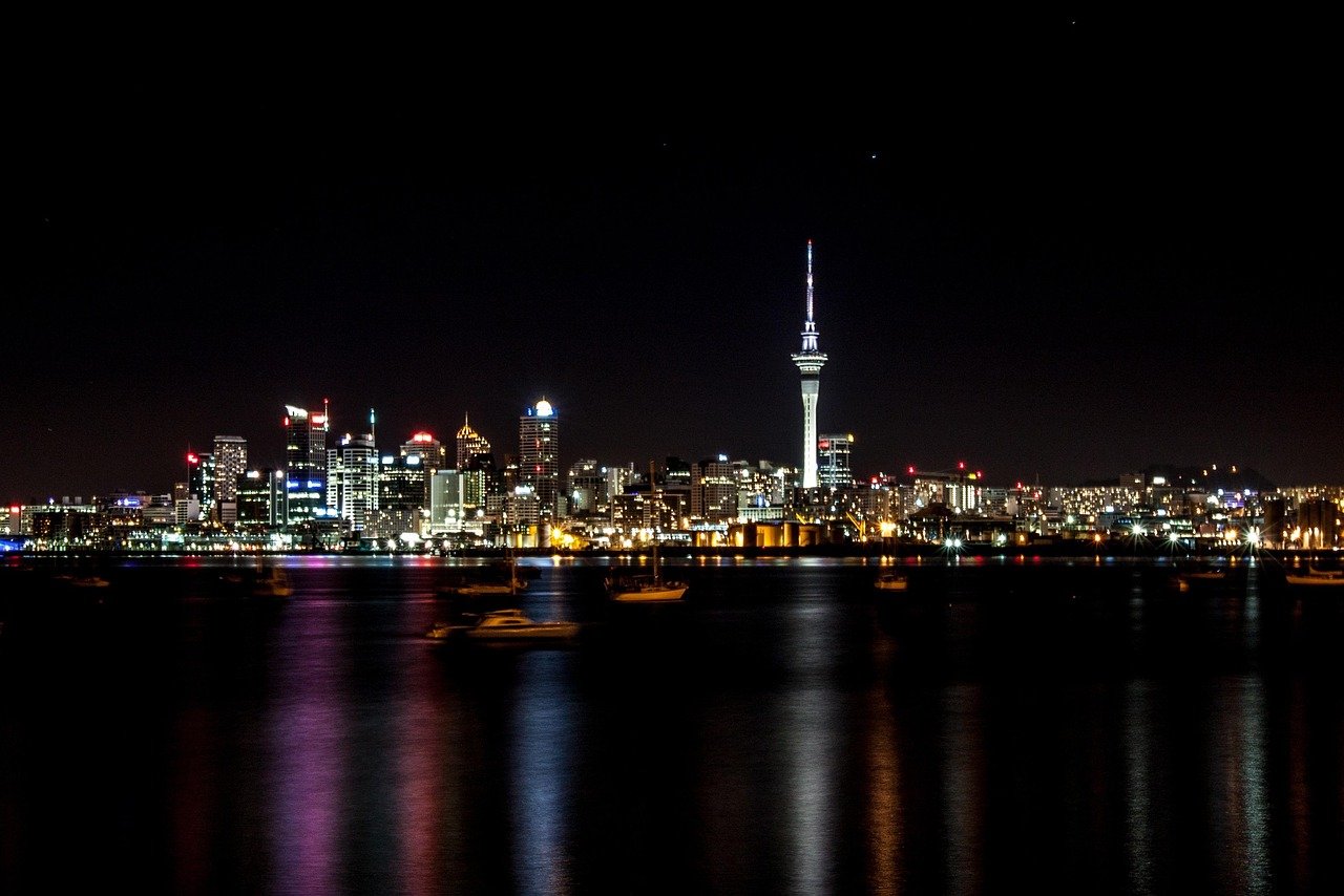 Auckland Skyline - New Zealand Tour